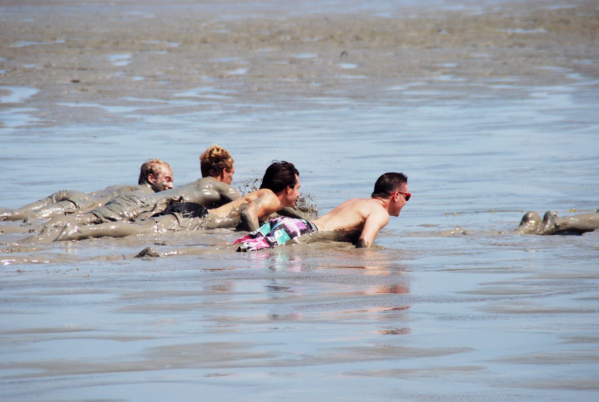 Modderbad op Bigipan